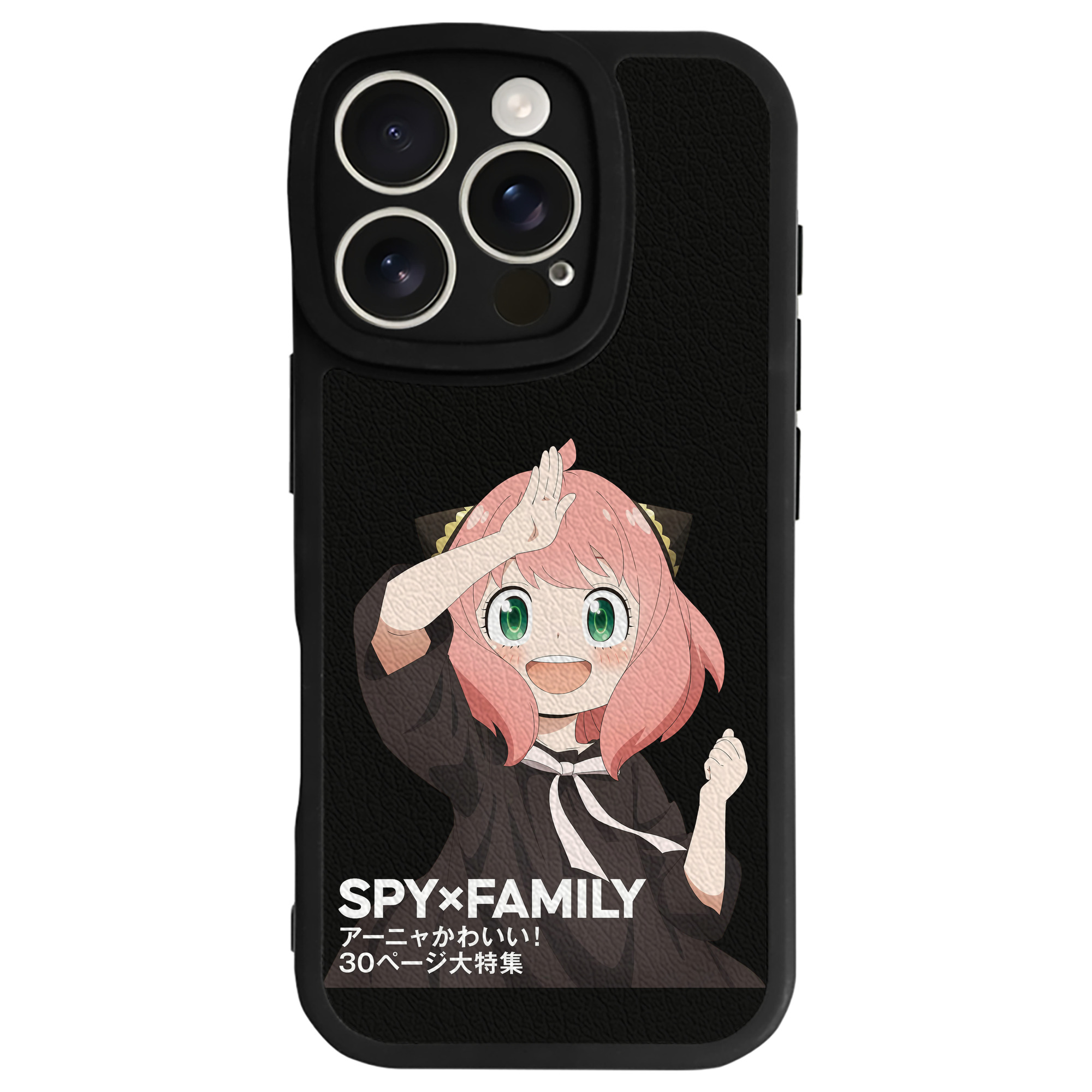 （画像用） SPY×FAMILY间谍家家酒 【iPhone 16シリーズ対応】シリコンスマホケース（レザー調） 材質：シリコン